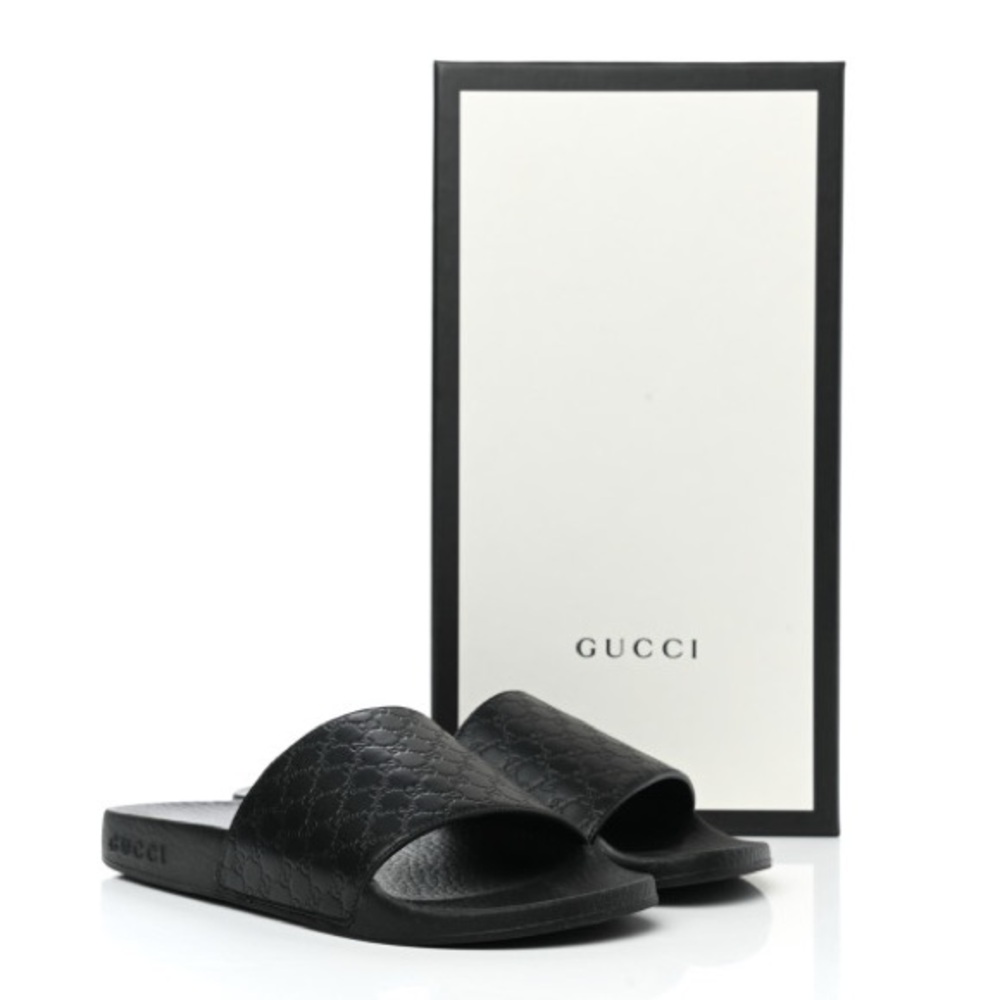 Gucci Black Minimalist Sandals